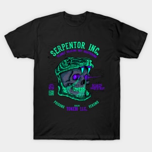 Serpentor Mask Helmet Skull T-Shirt